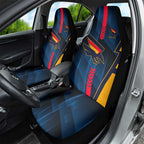 Adelaide Crows Car Seat Cover Modern Geometric Sports Graphic Style