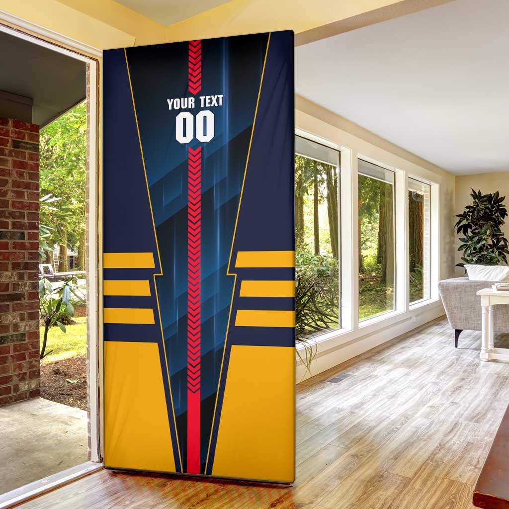 Personalized Adelaide Crows Door Cover Modern Geometric Sports Graphic Style