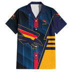 Personalized Adelaide Crows Family Matching Tank Maxi Dress and Hawaiian Shirt Modern Geometric Sports Graphic Style