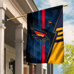 Adelaide Crows Garden Flag Modern Geometric Sports Graphic Style