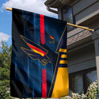 Adelaide Crows Garden Flag Modern Geometric Sports Graphic Style