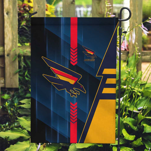 Adelaide Crows Garden Flag Modern Geometric Sports Graphic Style
