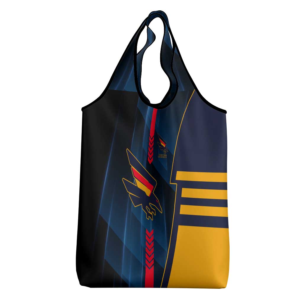 Adelaide Crows Grocery Bag Modern Geometric Sports Graphic Style