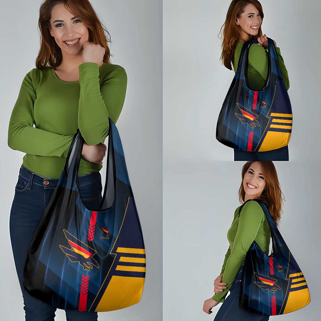 Adelaide Crows Grocery Bag Modern Geometric Sports Graphic Style