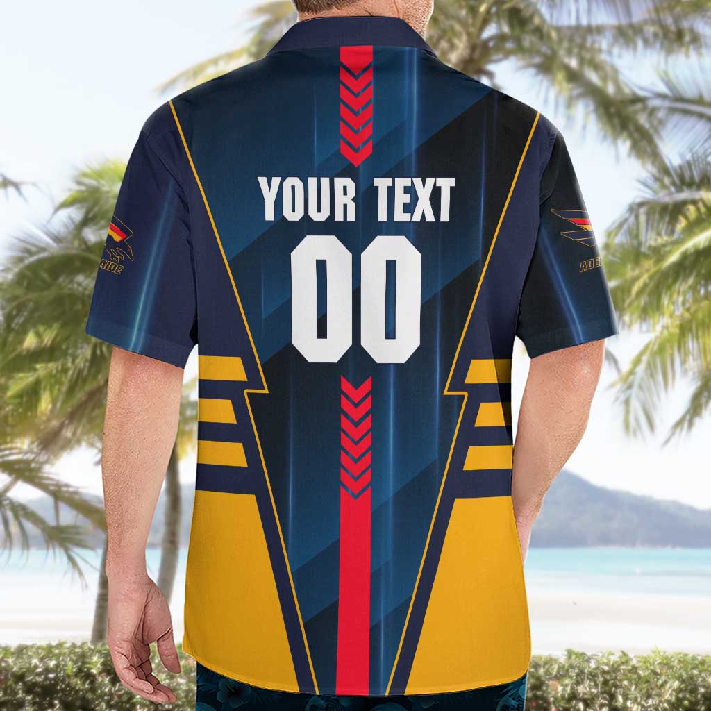 Personalized Adelaide Crows Hawaiian Shirt Modern Geometric Sports Graphic Style