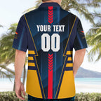Personalized Adelaide Crows Hawaiian Shirt Modern Geometric Sports Graphic Style