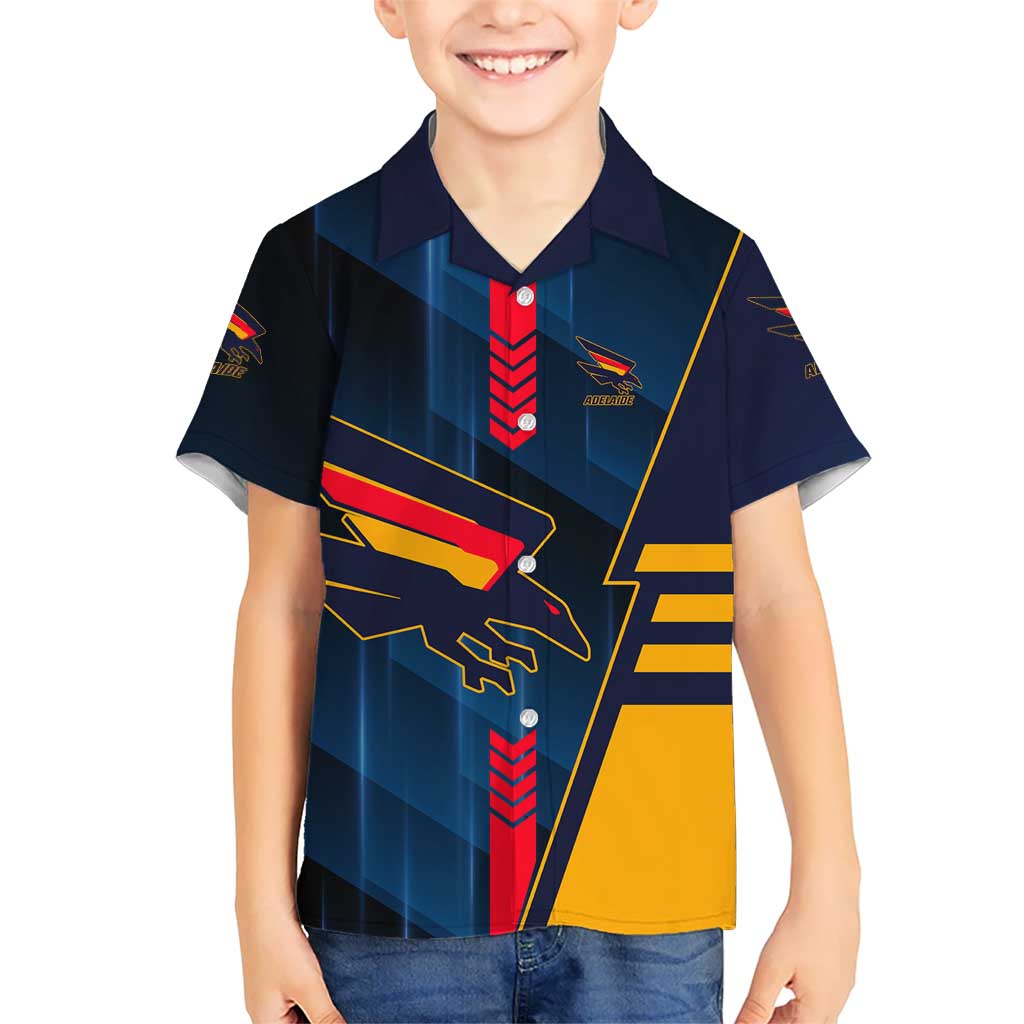 Personalized Adelaide Crows Hawaiian Shirt Modern Geometric Sports Graphic Style
