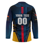 Personalized Adelaide Crows Hockey Jersey Modern Geometric Sports Graphic Style