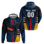 Personalized Adelaide Crows Hoodie Modern Geometric Sports Graphic Style