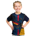 Personalized Adelaide Crows Kid T Shirt Modern Geometric Sports Graphic Style