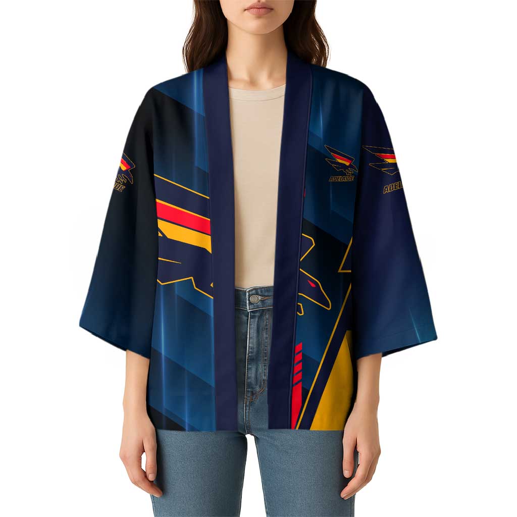 Personalized Adelaide Crows Kimono Modern Geometric Sports Graphic Style