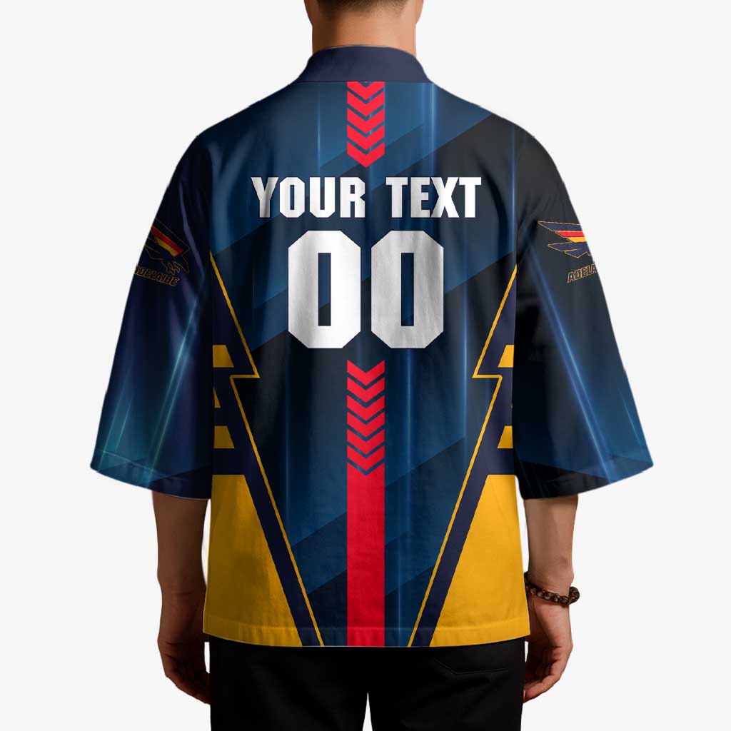 Personalized Adelaide Crows Kimono Modern Geometric Sports Graphic Style