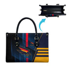 Adelaide Crows Leather Bag Modern Geometric Sports Graphic Style