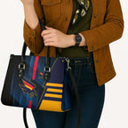 Adelaide Crows Leather Bag Modern Geometric Sports Graphic Style