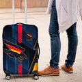 Adelaide Crows Luggage Cover Modern Geometric Sports Graphic Style