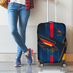 Adelaide Crows Luggage Cover Modern Geometric Sports Graphic Style