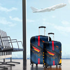 Adelaide Crows Luggage Cover Modern Geometric Sports Graphic Style