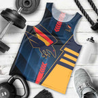 Personalized Adelaide Crows Men Tank Top Modern Geometric Sports Graphic Style