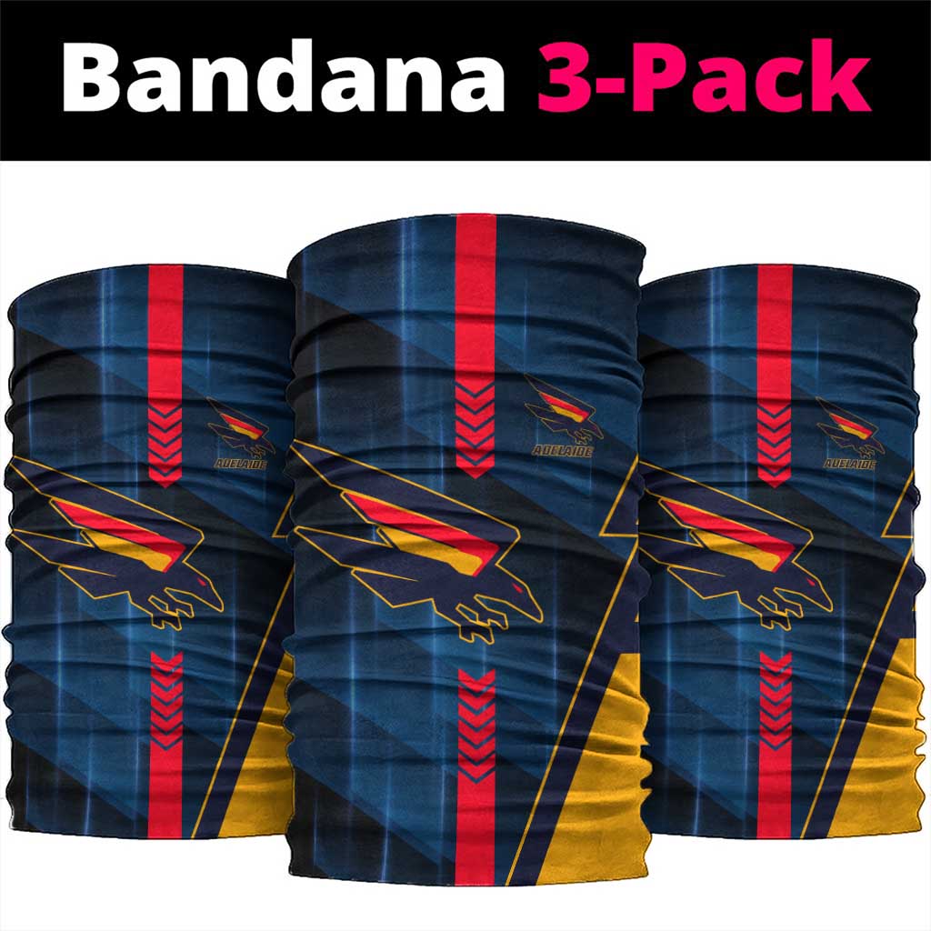 Adelaide Crows Neck Gaiter Modern Geometric Sports Graphic Style