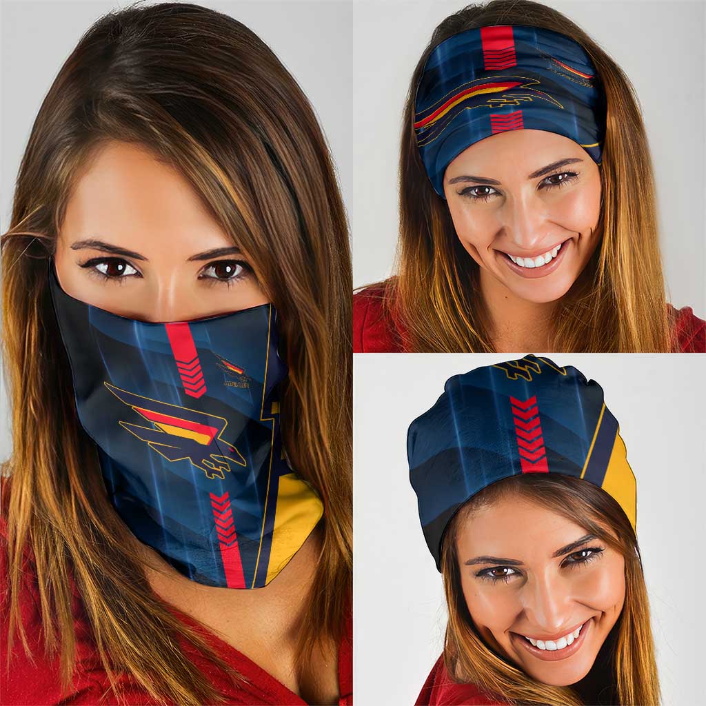Adelaide Crows Neck Gaiter Modern Geometric Sports Graphic Style