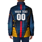 Personalized Adelaide Crows Padded Jacket Modern Geometric Sports Graphic Style