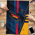 Adelaide Crows Puzzle Modern Geometric Sports Graphic Style