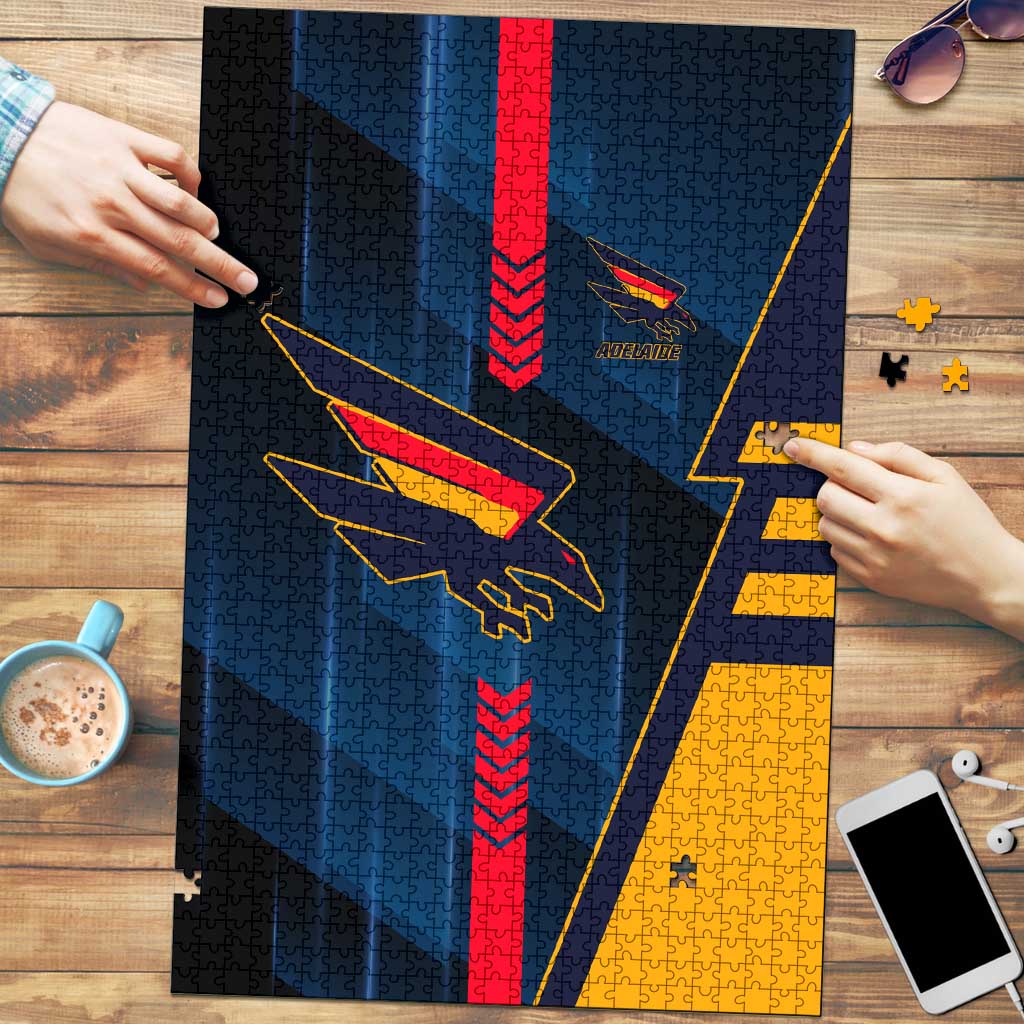Adelaide Crows Puzzle Modern Geometric Sports Graphic Style