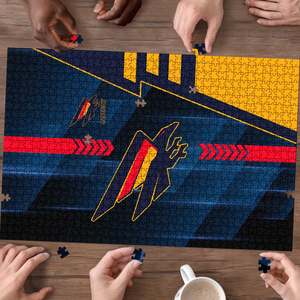 Adelaide Crows Puzzle Modern Geometric Sports Graphic Style