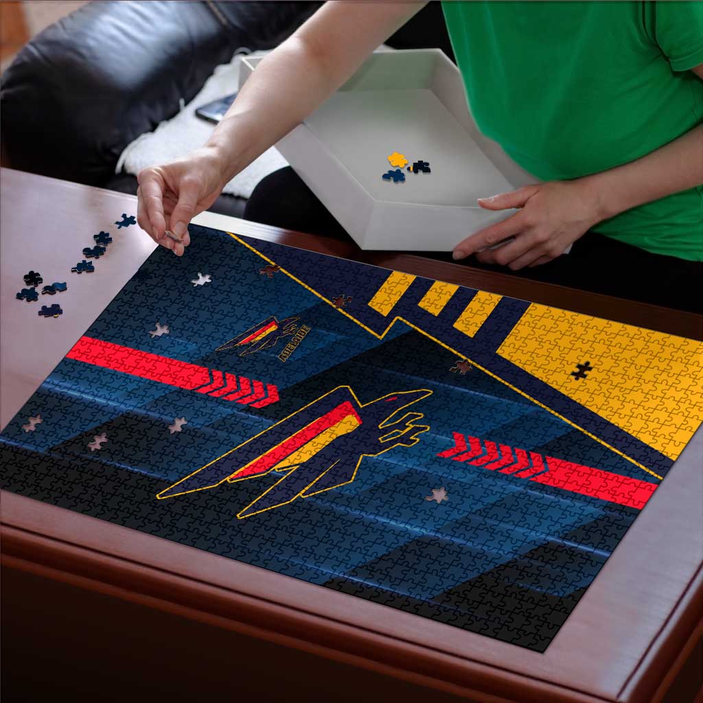 Adelaide Crows Puzzle Modern Geometric Sports Graphic Style