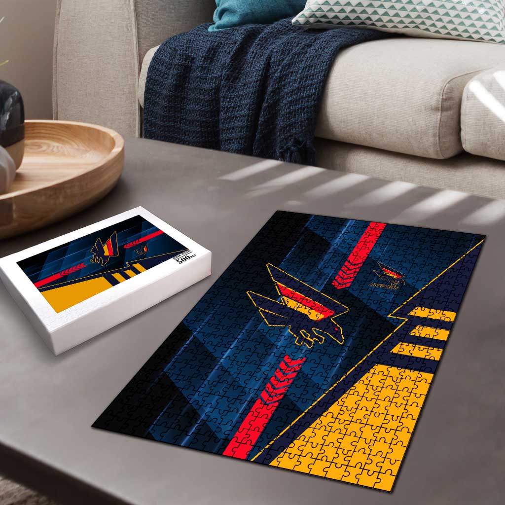 Adelaide Crows Puzzle Modern Geometric Sports Graphic Style