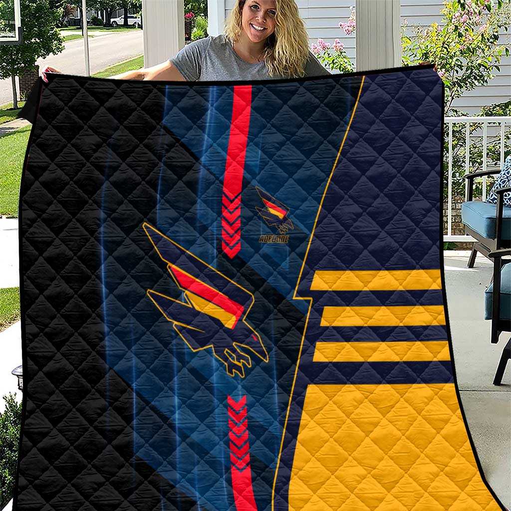 Adelaide Crows Quilt Modern Geometric Sports Graphic Style