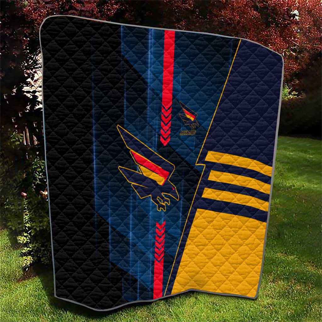 Adelaide Crows Quilt Modern Geometric Sports Graphic Style