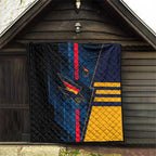 Adelaide Crows Quilt Modern Geometric Sports Graphic Style