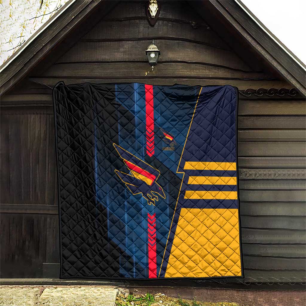 Adelaide Crows Quilt Modern Geometric Sports Graphic Style