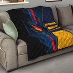 Adelaide Crows Quilt Modern Geometric Sports Graphic Style