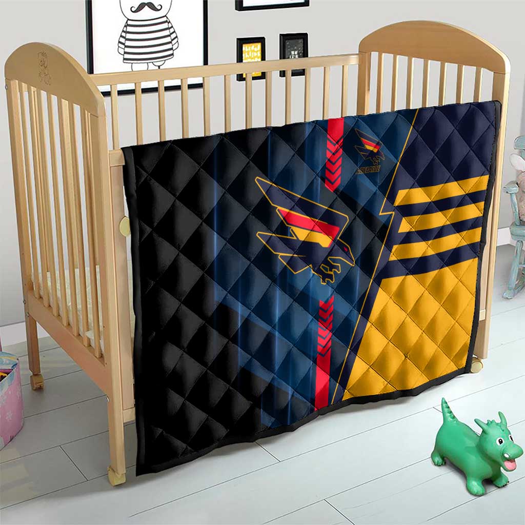 Adelaide Crows Quilt Modern Geometric Sports Graphic Style