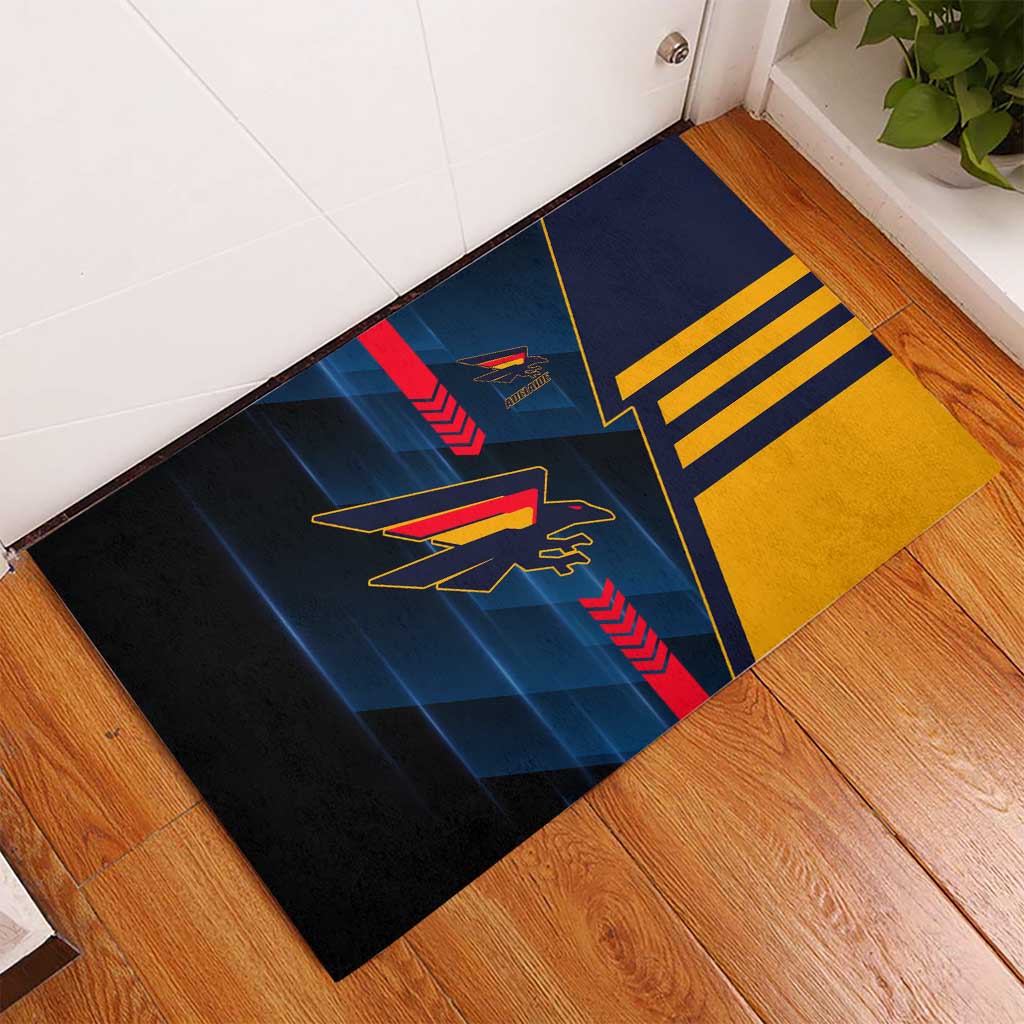Adelaide Crows Rubber Doormat Modern Geometric Sports Graphic Style