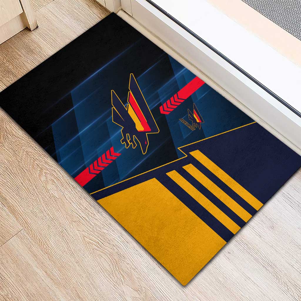 Adelaide Crows Rubber Doormat Modern Geometric Sports Graphic Style