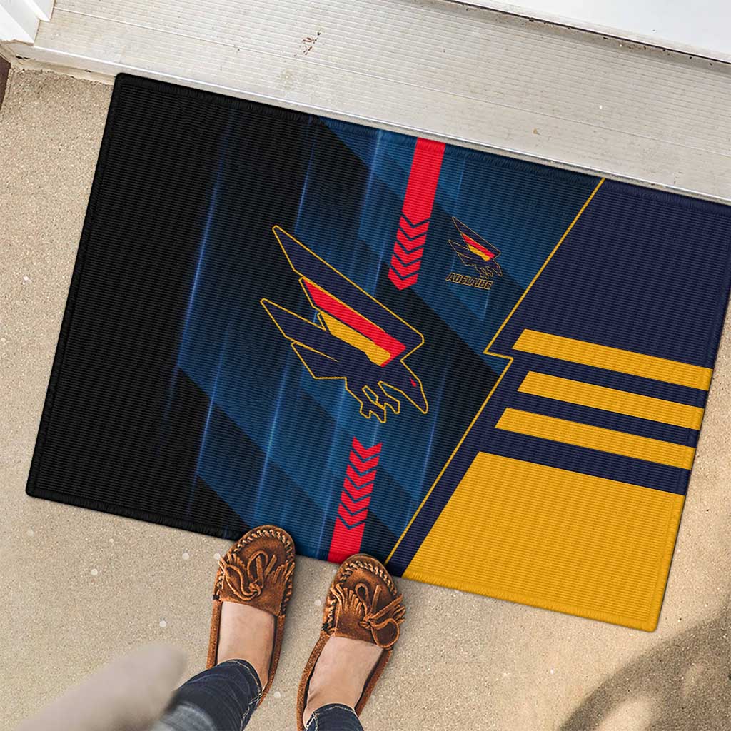 Adelaide Crows Rubber Doormat Modern Geometric Sports Graphic Style