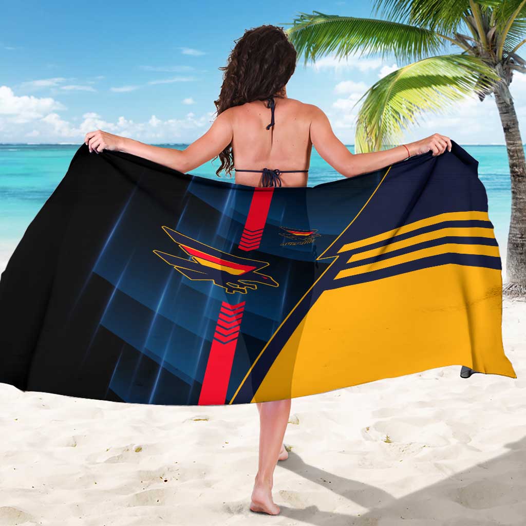 Adelaide Crows Sarong Modern Geometric Sports Graphic Style