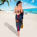 Adelaide Crows Sarong Modern Geometric Sports Graphic Style
