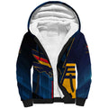 Personalized Adelaide Crows Sherpa Hoodie Modern Geometric Sports Graphic Style