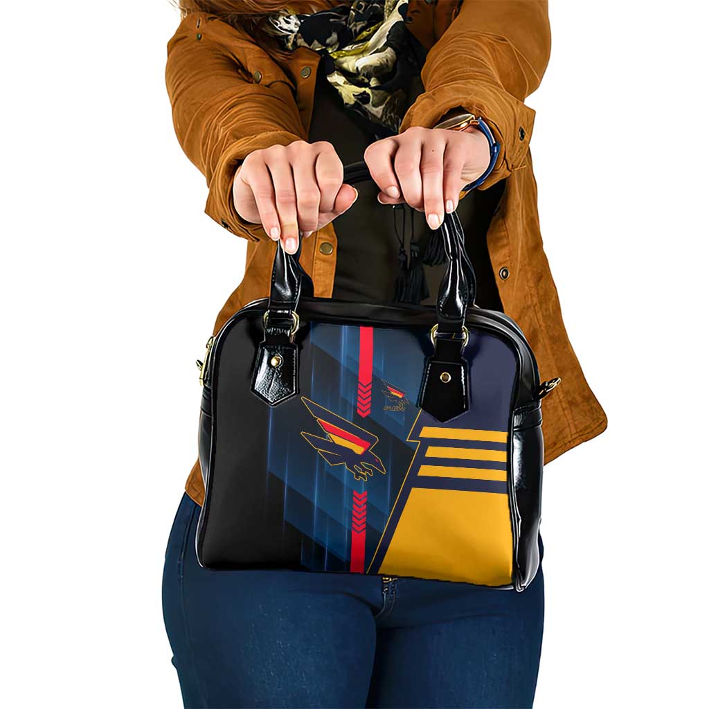 Adelaide Crows Shoulder Handbag Modern Geometric Sports Graphic Style