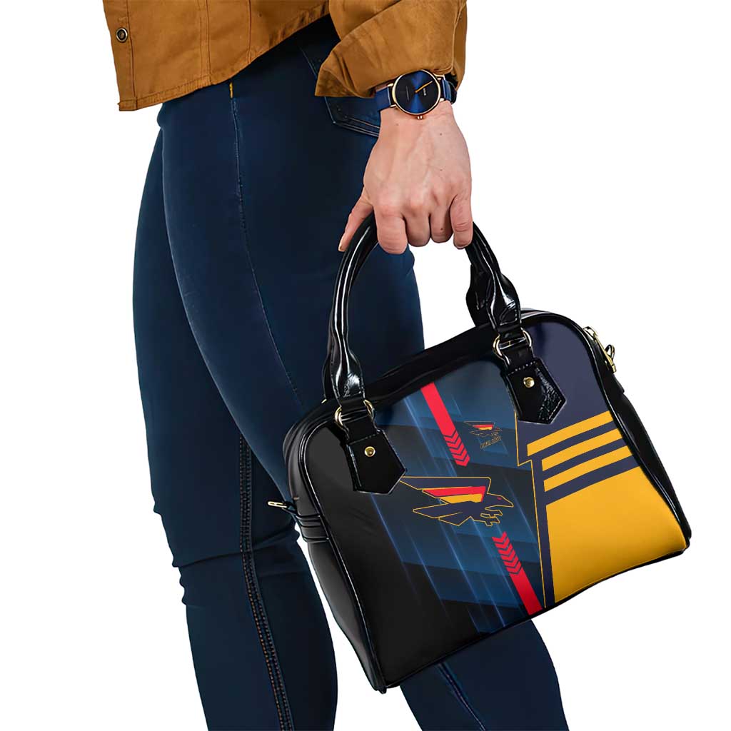 Adelaide Crows Shoulder Handbag Modern Geometric Sports Graphic Style
