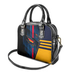 Adelaide Crows Shoulder Handbag Modern Geometric Sports Graphic Style