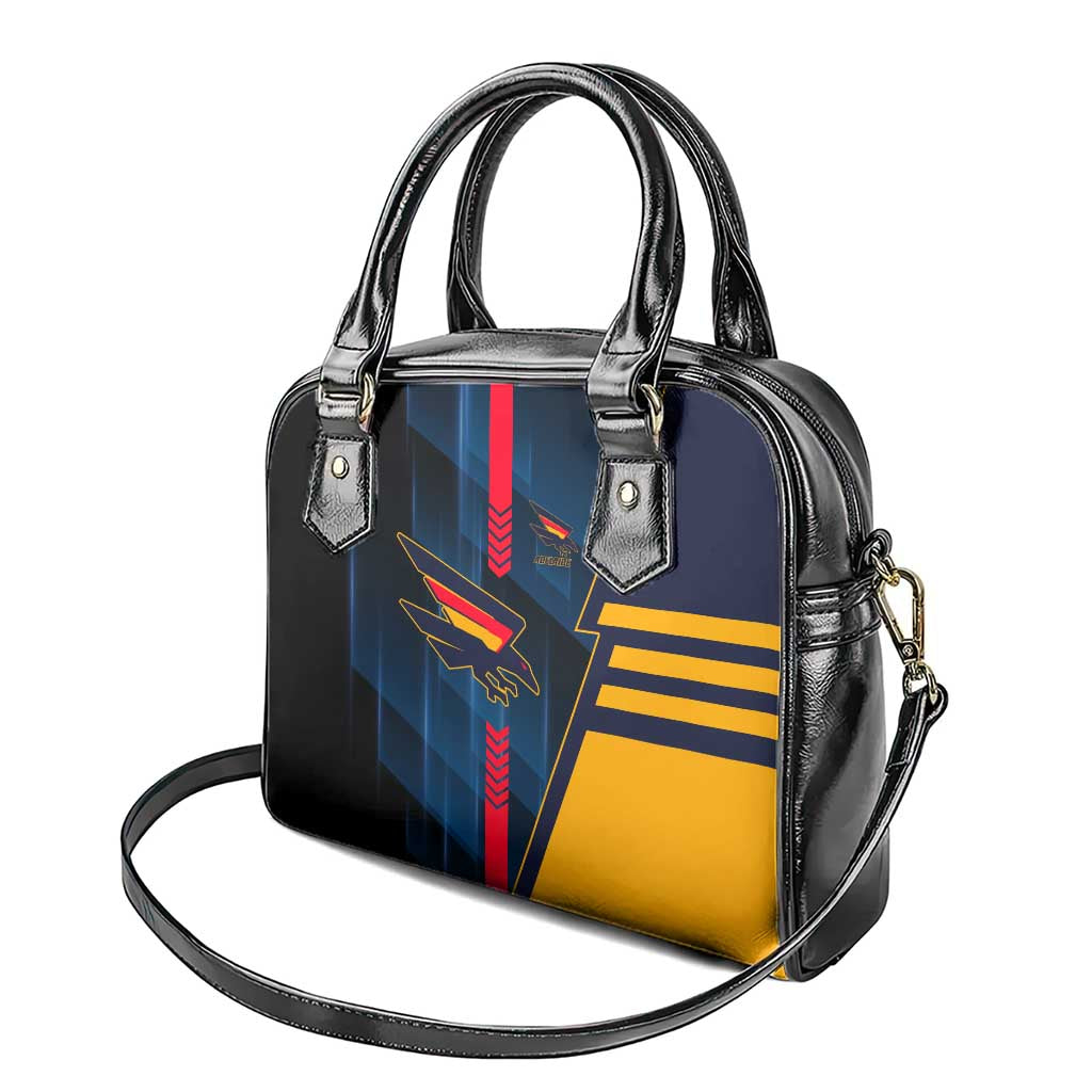 Adelaide Crows Shoulder Handbag Modern Geometric Sports Graphic Style