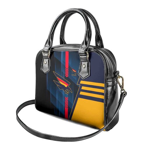Adelaide Crows Shoulder Handbag Modern Geometric Sports Graphic Style