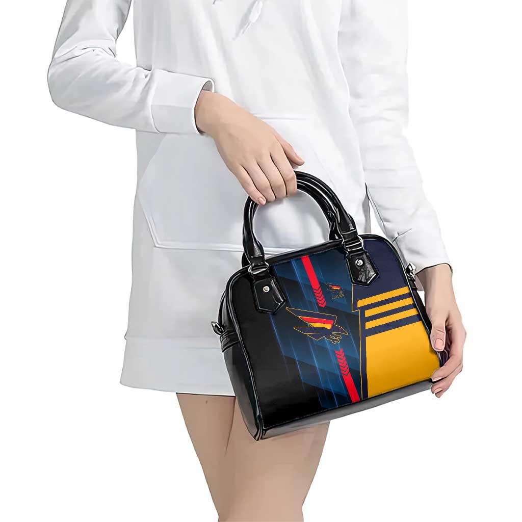 Adelaide Crows Shoulder Handbag Modern Geometric Sports Graphic Style
