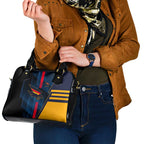 Adelaide Crows Shoulder Handbag Modern Geometric Sports Graphic Style