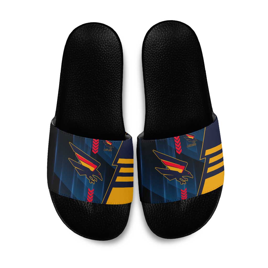 Adelaide Crows Slide Sandals Modern Geometric Sports Graphic Style